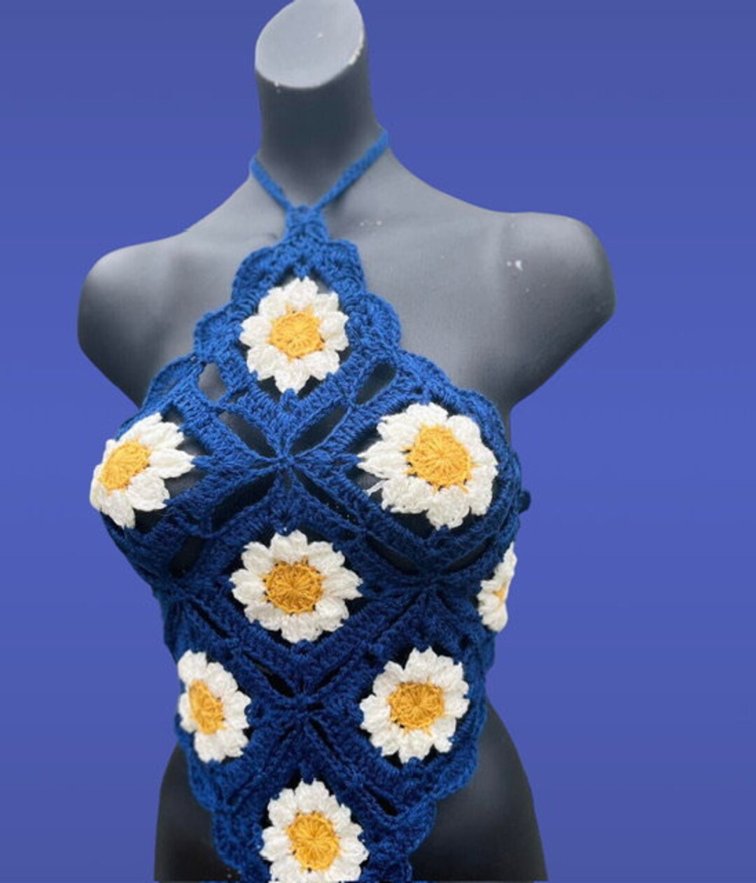 Daisy Crochet Crop Top