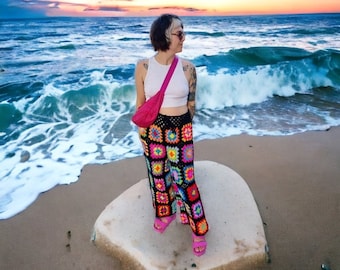 CROCHET PATTERN for Glastonbury Crochet Trousers