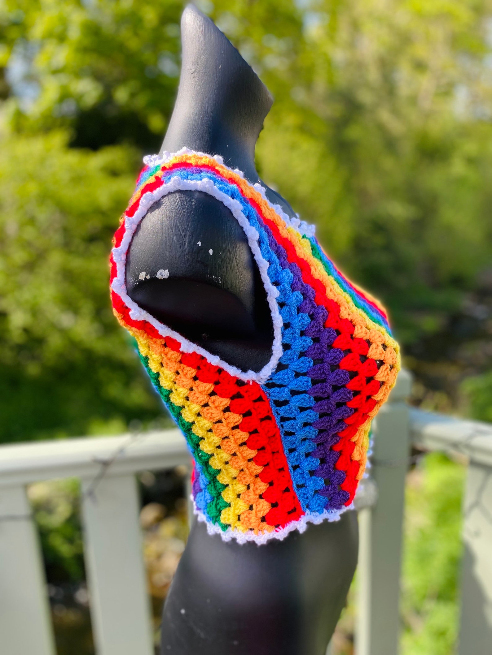Zigzag Crochet Top