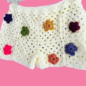 Crochet Hot Pants Size S / 8 - 10 UK