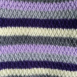 CROCHET PATTERN for Alpine Stitch Crochet Blanket image 1