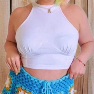 CROCHET PATTERN for Granny Square Crochet Mini Skirt image 4