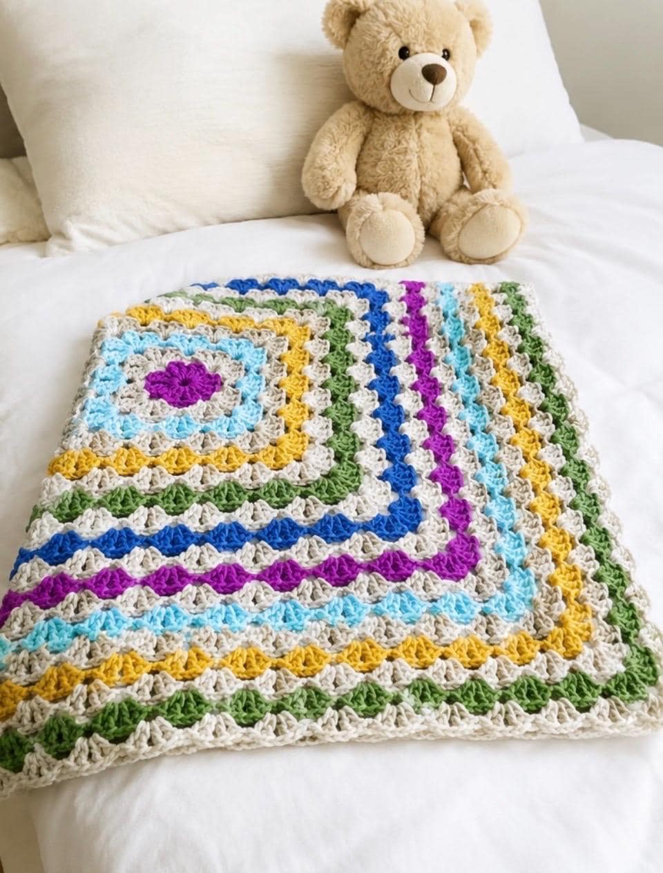 CROCHET PATTERN for Shell Stitch Crochet Blanket - Etsy