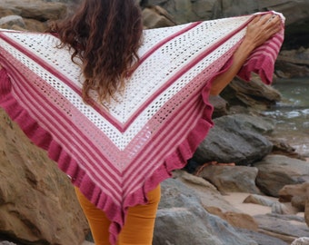 Ole Crochet Shawl, Crochet Pattern, cecilia losada, mammadiypatterns