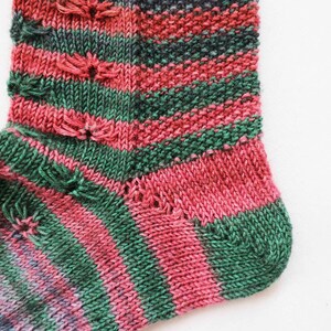 Cornflower Knitting Socks Pattern, knitting two socks at the same time, short rows socks, bottom up socks, all sizes, video tutorial image 9