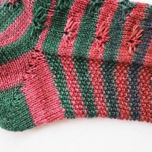Cornflower Knitting Socks Pattern, knitting two socks at the same time, short rows socks, bottom up socks, all sizes, video tutorial image 8