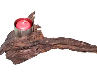 Jungle Driftwood Votive Candle Holder