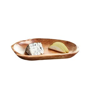 9&quot; - 11&quot; appetizer platter, taco platter or snack platter hand carved from reclaimed root wood