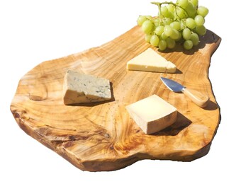Tabla de charcutería/queso de 20 1/2" x 16 1/2" x 1 1/2" de grosor - Tabla de madera