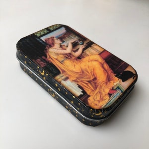 Vintage Witch&#39;s Love Potion altered tin