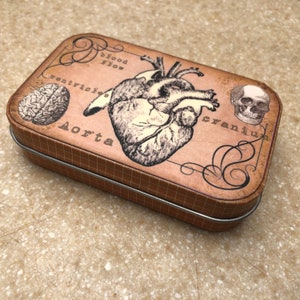 Medical Anatomy altered Altoid tin