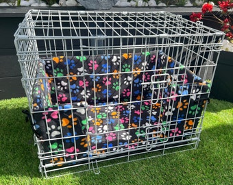 Dog Crate Fleece Bumpers and Mats - Multiple Colours and Custom sizes Available