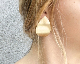 Gold Stud Earrings, gold drop earrings, Geometric Gold Earrings, Women Gold Earrings, Everyday Gold Earrings, Minimalist Gold Earrings