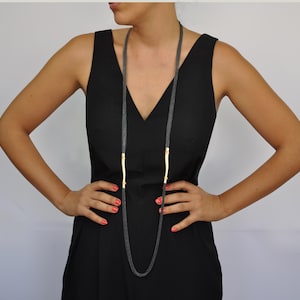Multi strand Necklace, Layering Jewelry, Long Necklace, Holiday Gift for Woman, Statement Necklace, Multi Layer Chain Necklace