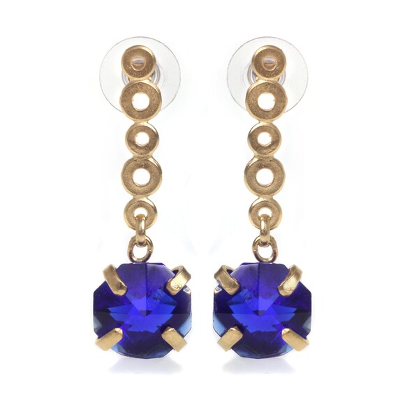 Exquis à la mode géométrique strass boucles d'oreilles S81063 - Bijoux