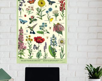 Pollinator Garden Art Poster