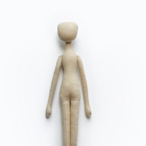 Blank doll body 10.8", blank rag doll, ragdoll body.soft doll,the body of the doll made of cloth