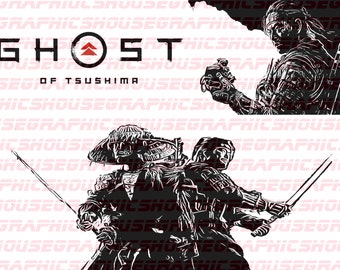 Ghost of Tsushima pack Svg, png,