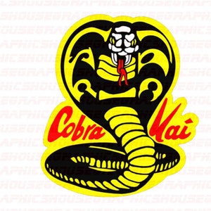 Cobra Kai Svg, Png Karate Kid gelaagd