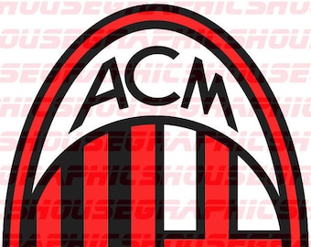 Ac Milan Soccer Etsy