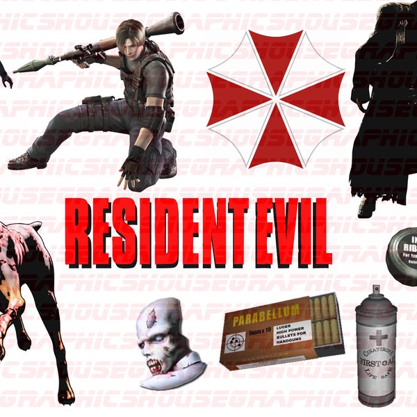 Resident Evil Pack Svg, Png