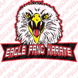 Eagle Fang, Miyagi Do Cobra Kai Karate Kid Svg Png gelaagd