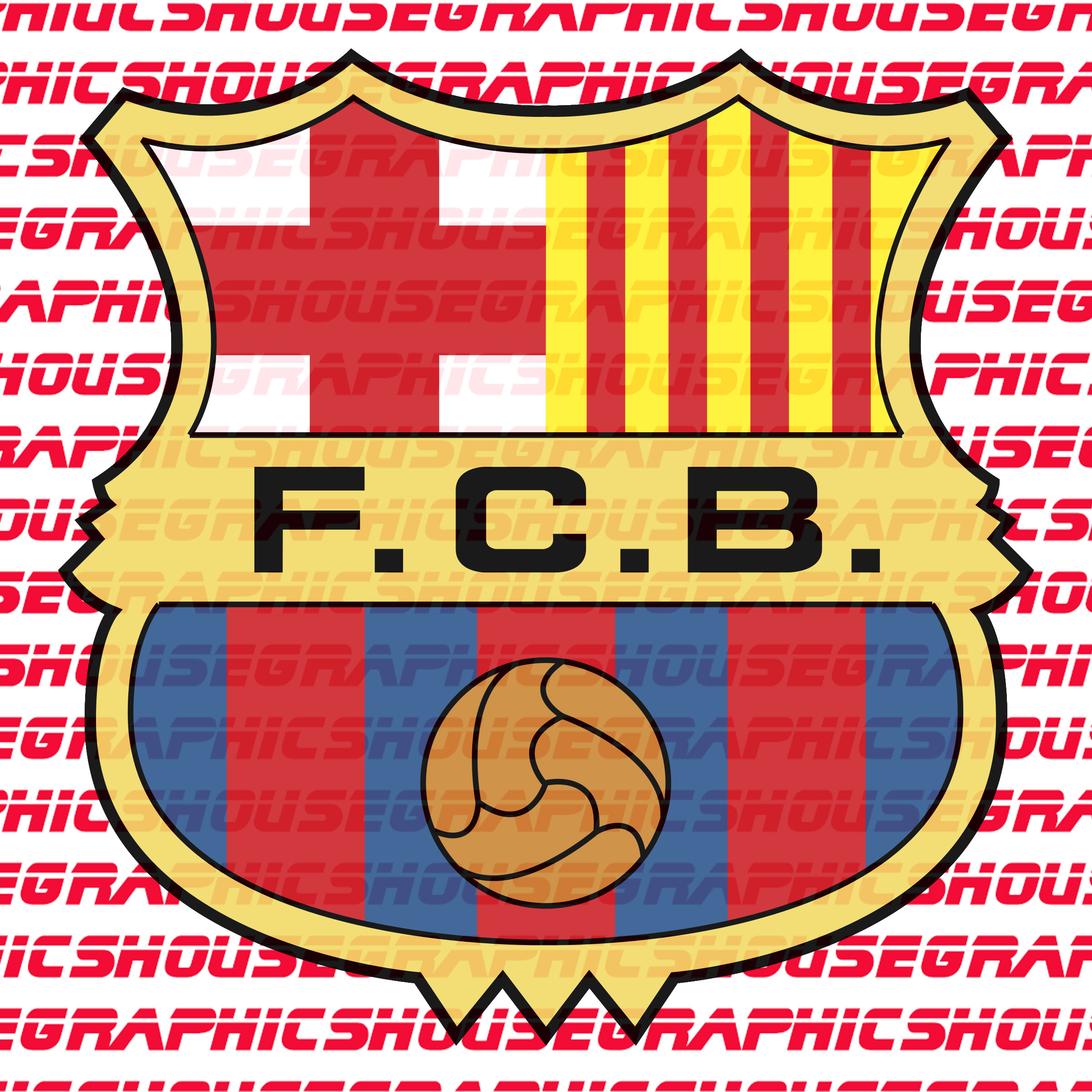 Barcelona FC Football Club Wandaufkleber inoffiziell