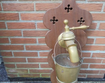industrial french bronze tap/whiskey keg tap/beer keg tap/wine keg tap/ tap and bucket