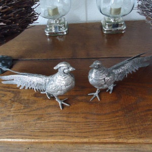 beautiful large solid pheasants torque/home decoratie/shabby chic /paris apartment/christmas table decoratie image 4
