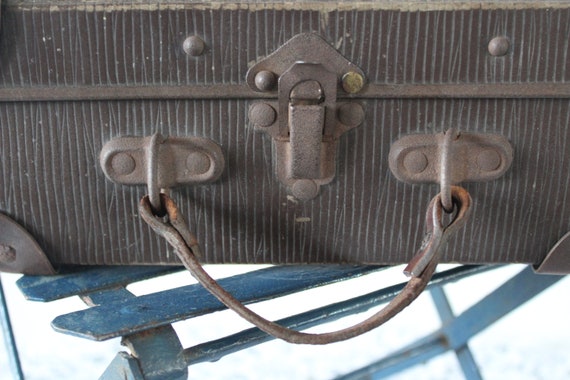 vintage school suitcase/french children's suitcas… - image 5