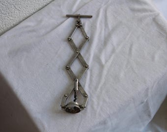 French vintage zig-zag corkscrew/French bottle opener 1939/SGDG/M & M registered/patented wine opener
