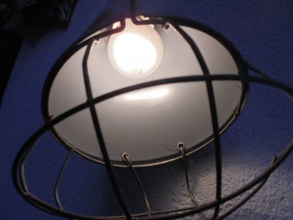 French Vintage Industrial Workbench Lamp Lathe Lamp French Etsy