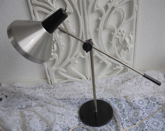 Lampa biurkowa Hala Zeist / Lampa holenderska z lat 60. / Lampa biurkowa vintage / Lampa stołowa