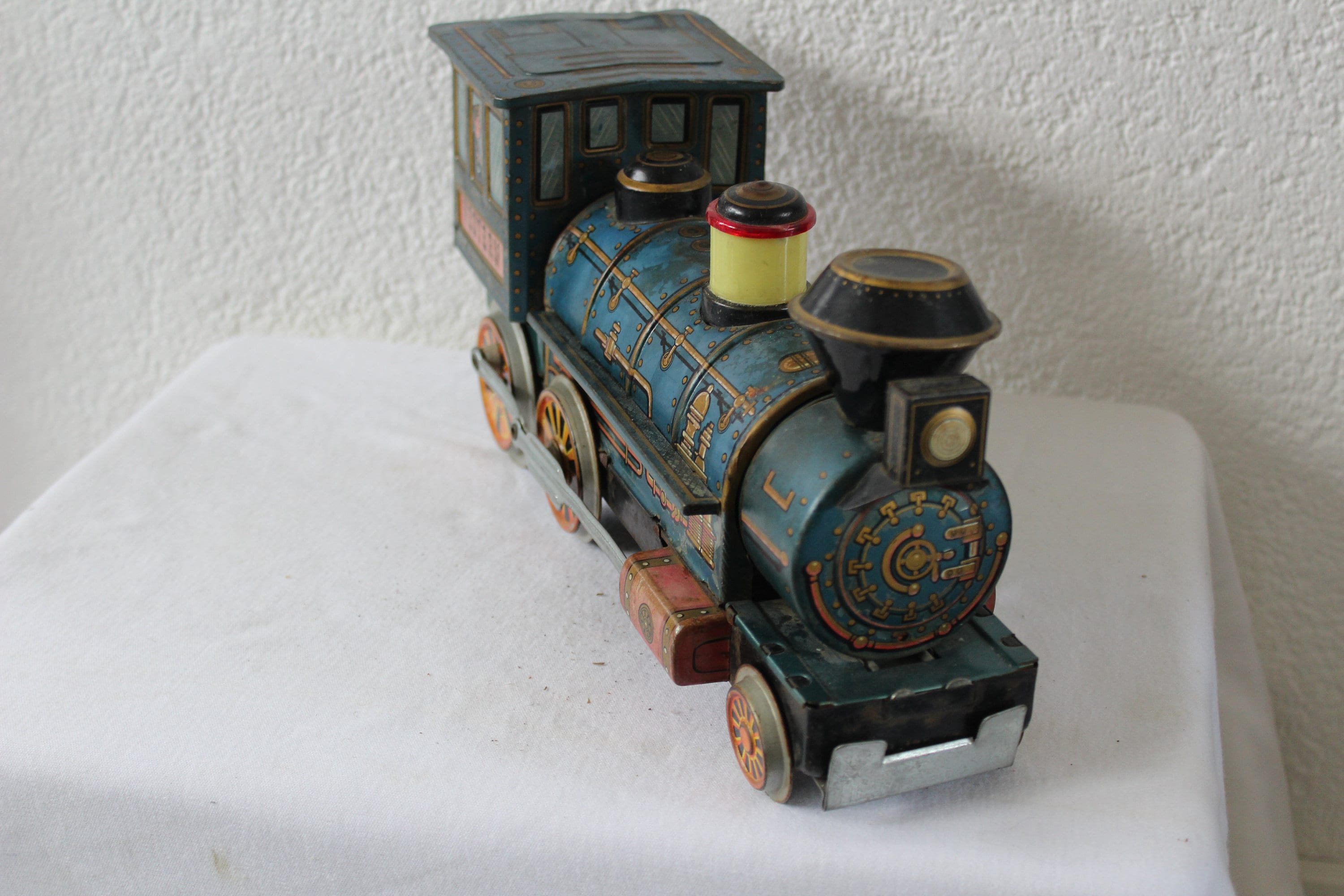 Tin Train/tin Locomotive/japanese Train Ca 1950/tin Toys/antique Toys ...