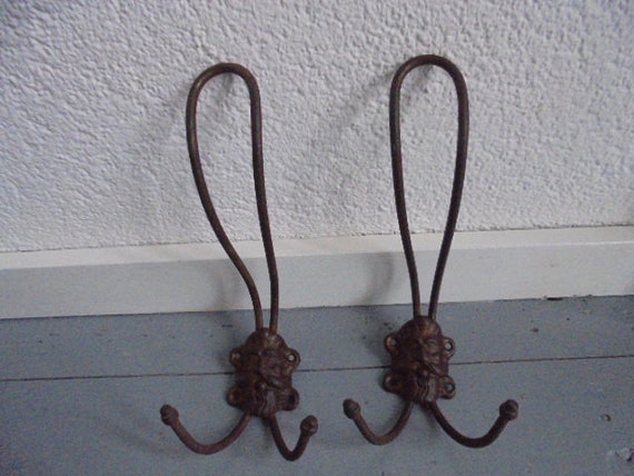 2 French Coat Rack Hook vintage French Coat Hooks 1930 s Etsy