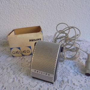 philips years 50s retro microphone/microphone with plug/philips microphone