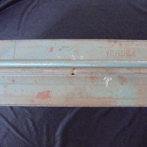 vintage metal tool box/midcentury tool box/vendex box