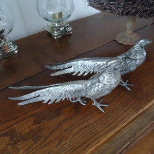 beautiful large solid pheasants torque/home decoratie/shabby chic /paris apartment/christmas table decoratie image 5