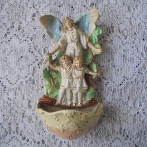 the French water font/antique holy water font/biscuits, angel,X.L. , wall-hanger/built gothic style, /antiques  whey  watert/baptismal fund