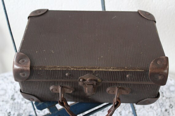 vintage school suitcase/french children's suitcas… - image 4