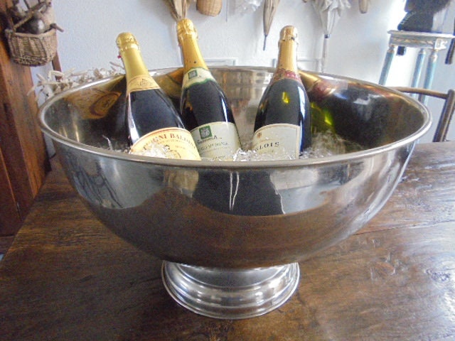 Large Champagne Cooler Large Chrome Champagne Ice Bucket