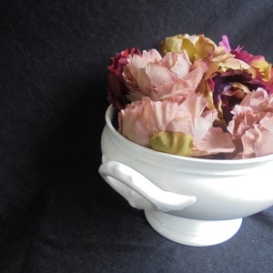 Vintage soup bowl/vintage/antique faience tureen soup bowl of societe ceramique image 3