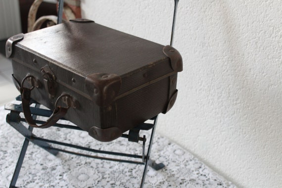 vintage school suitcase/french children's suitcas… - image 3