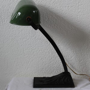 art deco desk lamp.art nouveau horax desk lamp/antique table lamp/vintage lamps/industrial patina