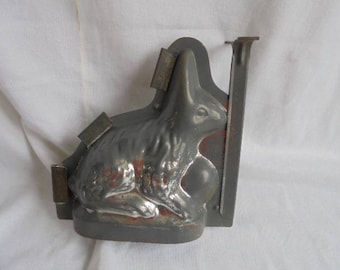 Vintage large chocolate shaped in model of Easter Bunny/Easter Bunny chocolate mold