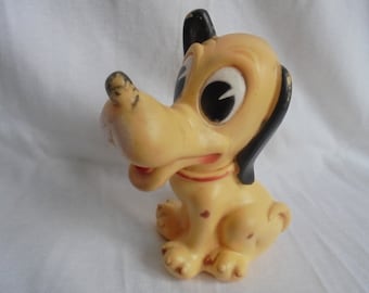 vintage pluto/original walt disney production from the 60s/gummi pluto with beeper/donald duck pluto dog