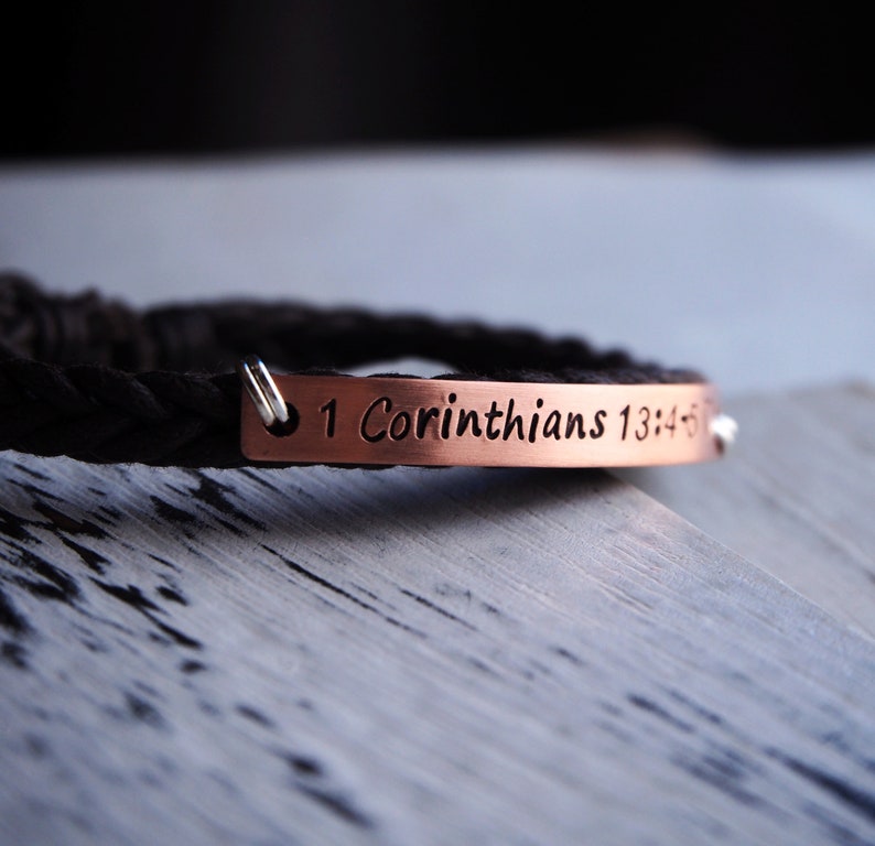Personalized Bracelet Bible Verse Bracelet Personalized - Etsy