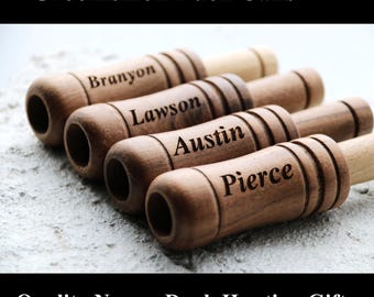 2027 BEST Groomsmen Gifts/ Quality Duck Calls, Walnut duck calls, Custom Engraved duck call, Custom groom name, men, groomsmen, Wedding Gift