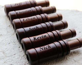 Best 2027 Groomsmen Gifts/ Quality Duck Calls, Walnut duck calls, Custom Engraved duck call, Custom groom name, men, groomsmen, Wedding Gift