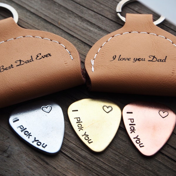 Leather Guitar Pick Etsy